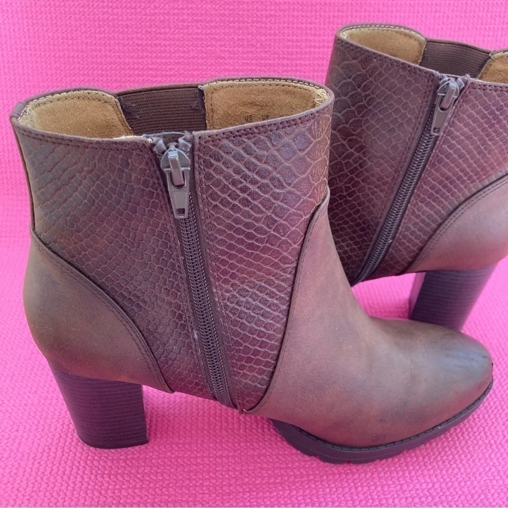 Natural Soul by Naturalizer Womens Ankle Boots size 9.5